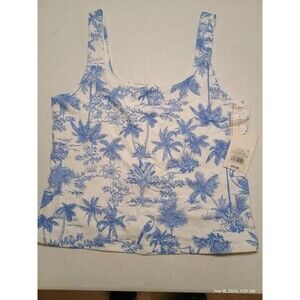 Women's Tank Top - A New Day Blue print S